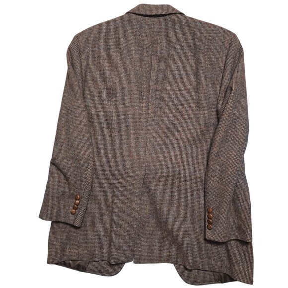 Hart Schaffner & Marx Vintage Brown Tweed Sportscoat Size M EUC - Picture 3 of 8